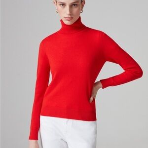 Piombo 100% Lana Wool Lightweight Turtleneck Sweater SOFT